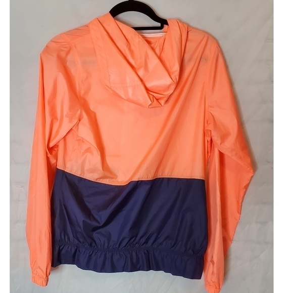 COLUMBIA Size Xs Water Repellent Lightweight Jacket In Tangerine & Blue - Picture 2 of 4